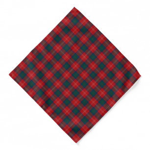 Clan Chisholm Tartan Scottish Plaid Pattern Bandana