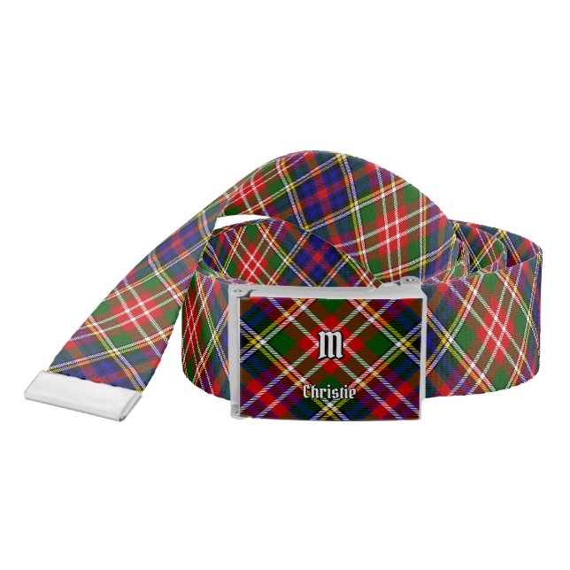Clan Christie Tartan Belt (Snake)