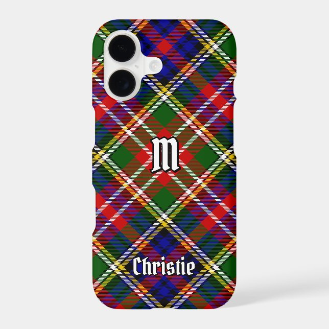 Clan Christie Tartan Case-Mate iPhone Case (Back)
