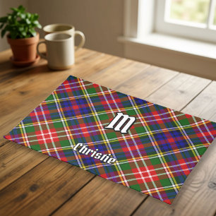 Clan Christie Tartan Cloth Placemat
