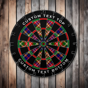 Clan Christie Tartan Dart Board