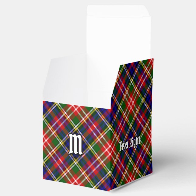 Clan Christie Tartan Favor Boxes (Opened)