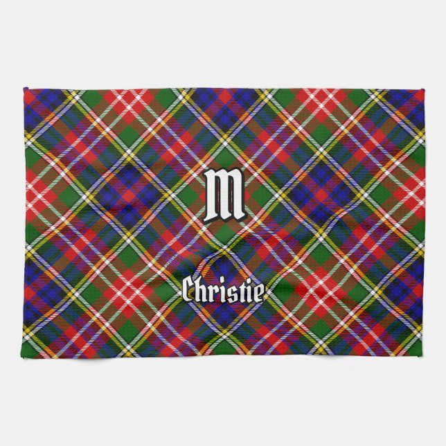 Clan Christie Tartan Kitchen Towel (Horizontal)