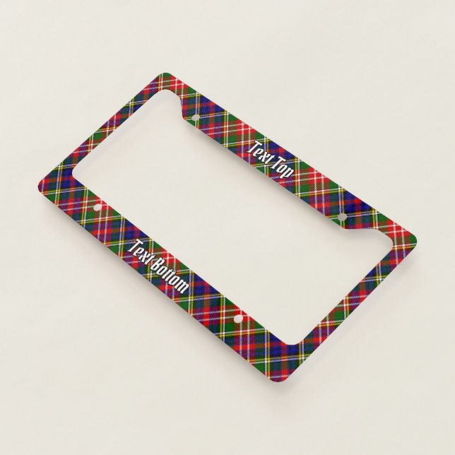 Clan Christie Tartan License Plate Frame (3/4)