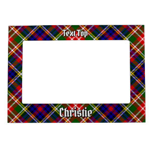Clan Christie Tartan Magnetic Frame