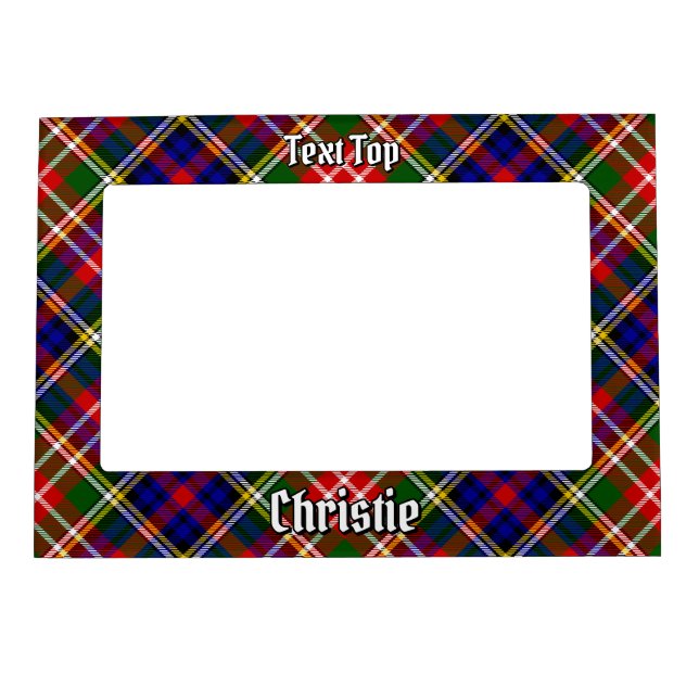 Clan Christie Tartan Magnetic Frame (Front)