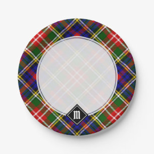 Clan Christie Tartan Paper Plates