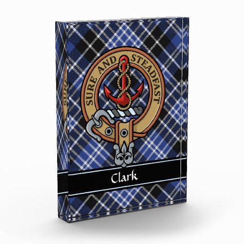 Clan Clark Crest Acrylic Award