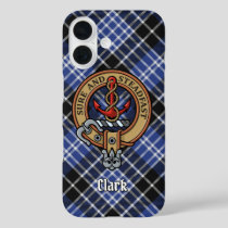 Clan Clark Crest iPhone 16 Case