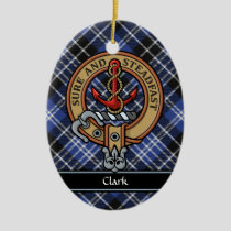 Clan Clark Crest Ceramic Ornament