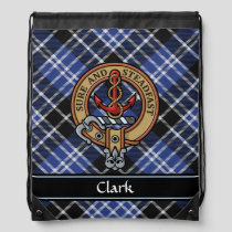 Clan Clark Crest Drawstring Bag