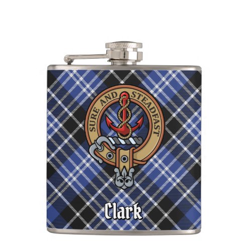 Clan Clark Crest Flask