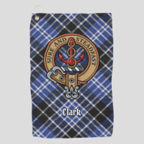 Clan Clark Crest Golf Towel