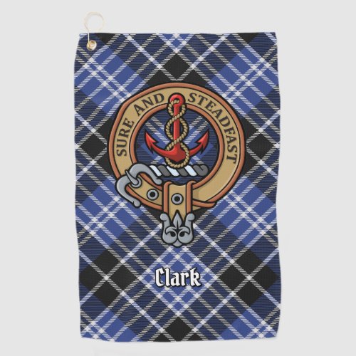 Clan Clark Crest Golf Towel