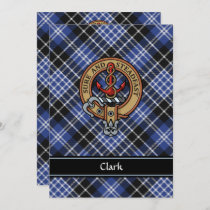 Clan Clark Crest Invitation