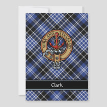 Clan Clark Crest Invitation