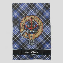 Clan Clark Crest Kitchen Towel