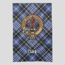 Clan Clark Crest Kitchen Towel