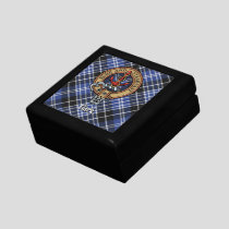 Clan Clark Crest over Tartan Gift Box