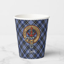 Clan Clark Crest Paper Cups