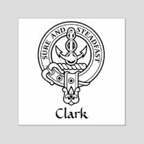 Clan Clark Crest Self-inking Stamp