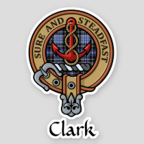 Clan Clark Crest Sticker