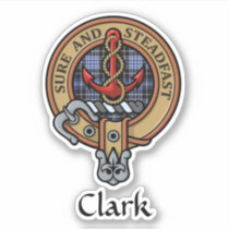 Clan Clark Crest Sticker
