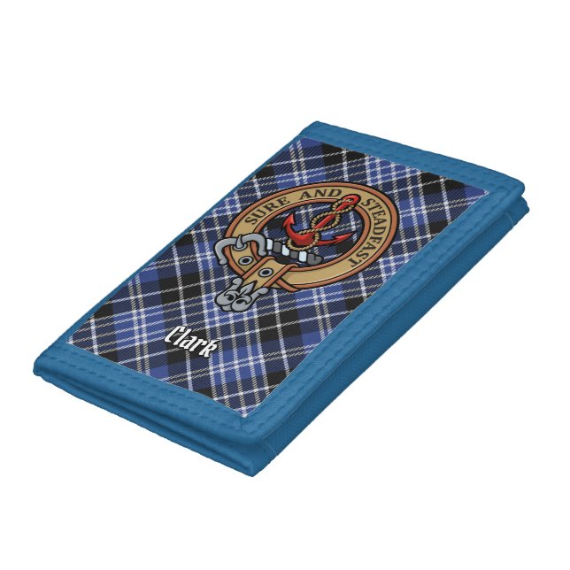 Clan Clark Crest Trifold Wallet (Bottom)