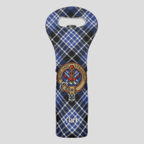 Clan Clark Crest Wine Bag