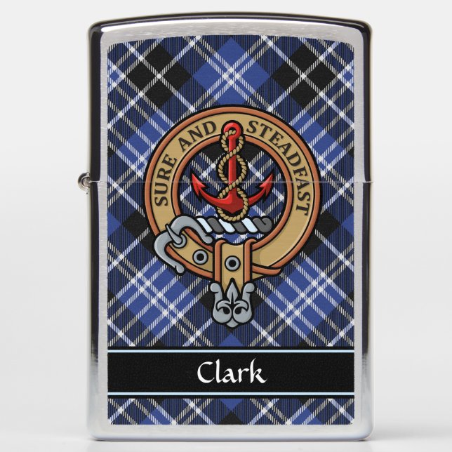 Clan Clark Crest Zippo Lighter (Front)