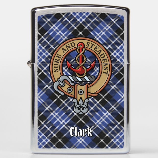Clan Clark Crest Zippo Lighter (Front)