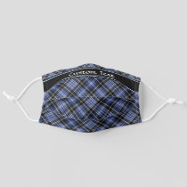 Clan Clark Tartan Adult Cloth Face Mask