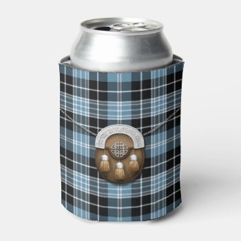 Clan Clark Tartan And Sporran Can Cooler by thecelticflame at Zazzle