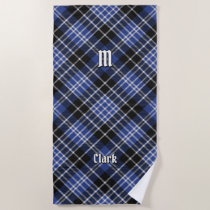 Clan Clark Tartan Beach Towel