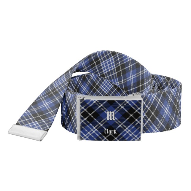Clan Clark Tartan Belt (Snake)