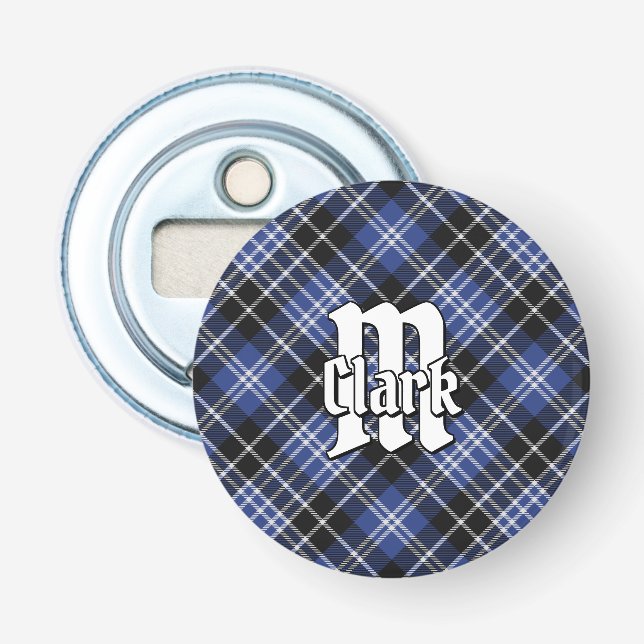 Clan Clark Tartan Bottle Opener (Front)