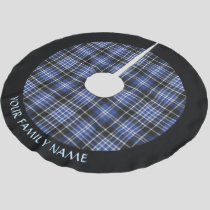 Clan Clark Tartan Brushed Polyester Tree Skirt