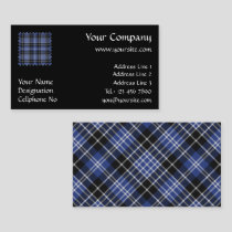 Clan Clark Tartan Business Card