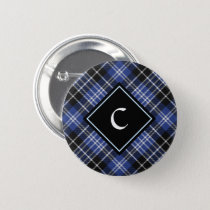 Clan Clark Tartan Button