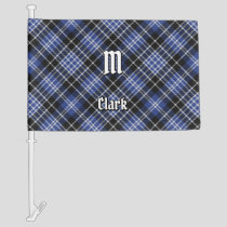 Clan Clark Tartan Car Flag