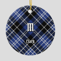 Clan Clark Tartan Ceramic Ornament