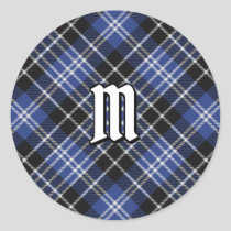 Clan Clark Tartan Classic Round Sticker