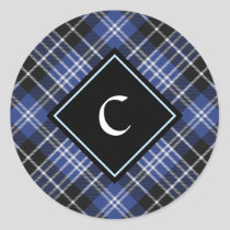 Clan Clark Tartan Classic Round Sticker