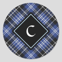 Clan Clark Tartan Classic Round Sticker