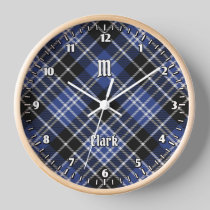 Clan Clark Tartan Clock