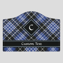 Clan Clark Tartan Door Sign