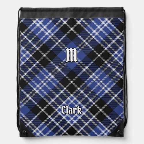 Clan Clark Tartan Drawstring Bag