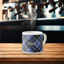 Clan Clark Tartan Espresso Cup