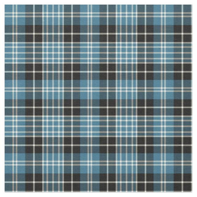 Clan Clark Tartan Fabric (Close Up)