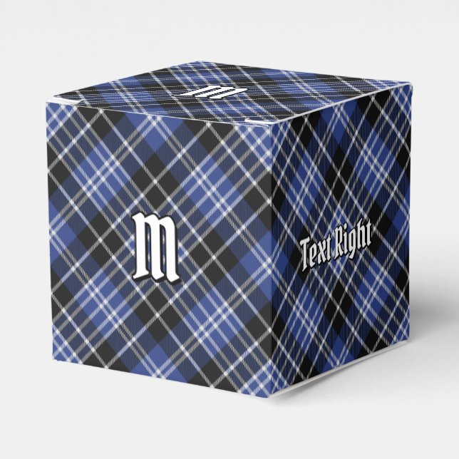 Clan Clark Tartan Favor Box (Front Side)
